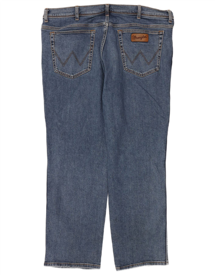 Wrangler Jean Droit Texas Homme W44 L30 Bleu Coton