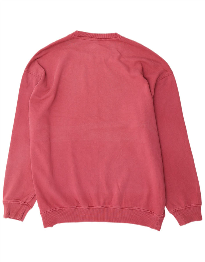 Reebok Sweat-Shirt Coupe Ample Homme XL Rose Coton