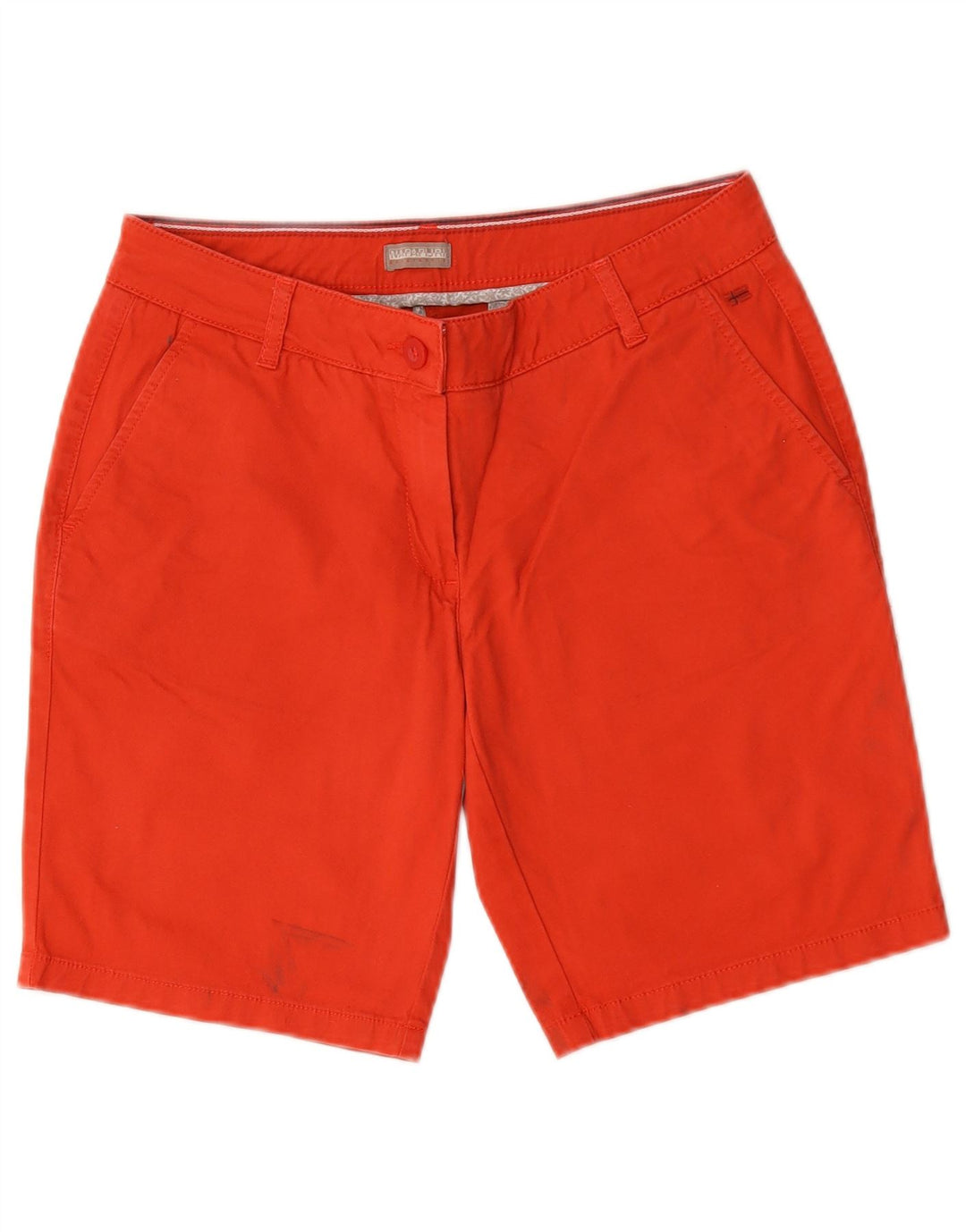 Napapijri Short Chino Geographic Femme W30 Rouge Moyen Polyester