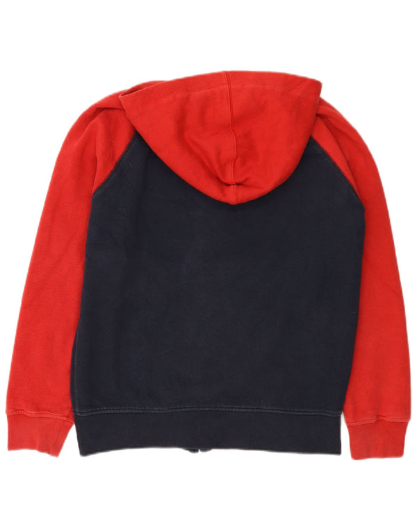 Gap Pull à capuche zippé graphique pour filles 13-14 ans 2XL Bleu marine Colourblock