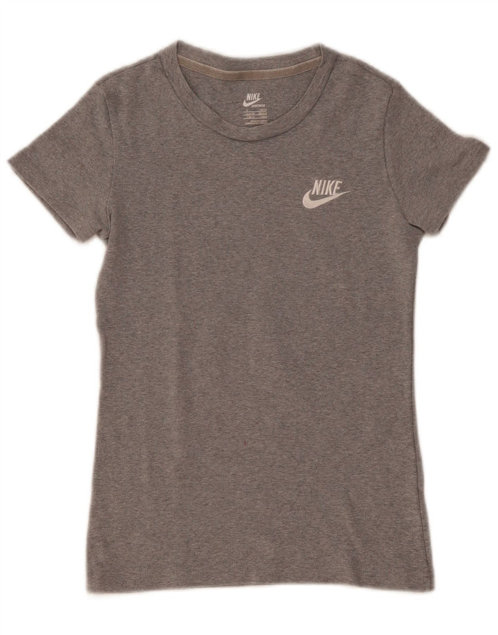 Nike T-shirt pour femme UK 8/10 Petit Gris