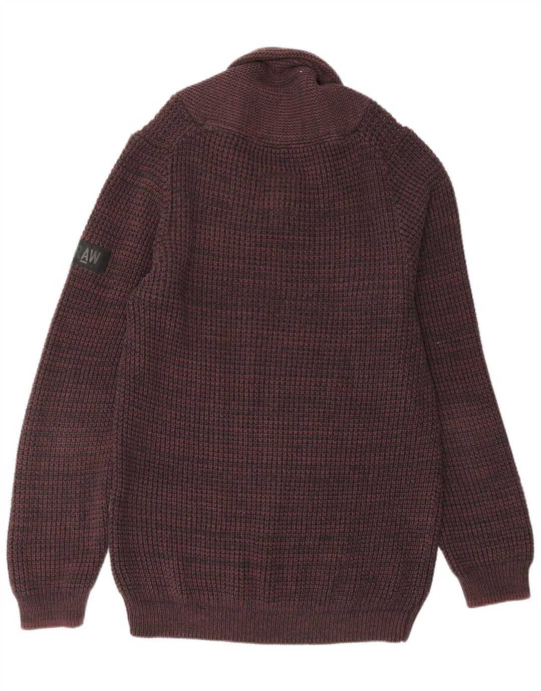 G-Star Pull à col châle pour homme 2XL en coton marron