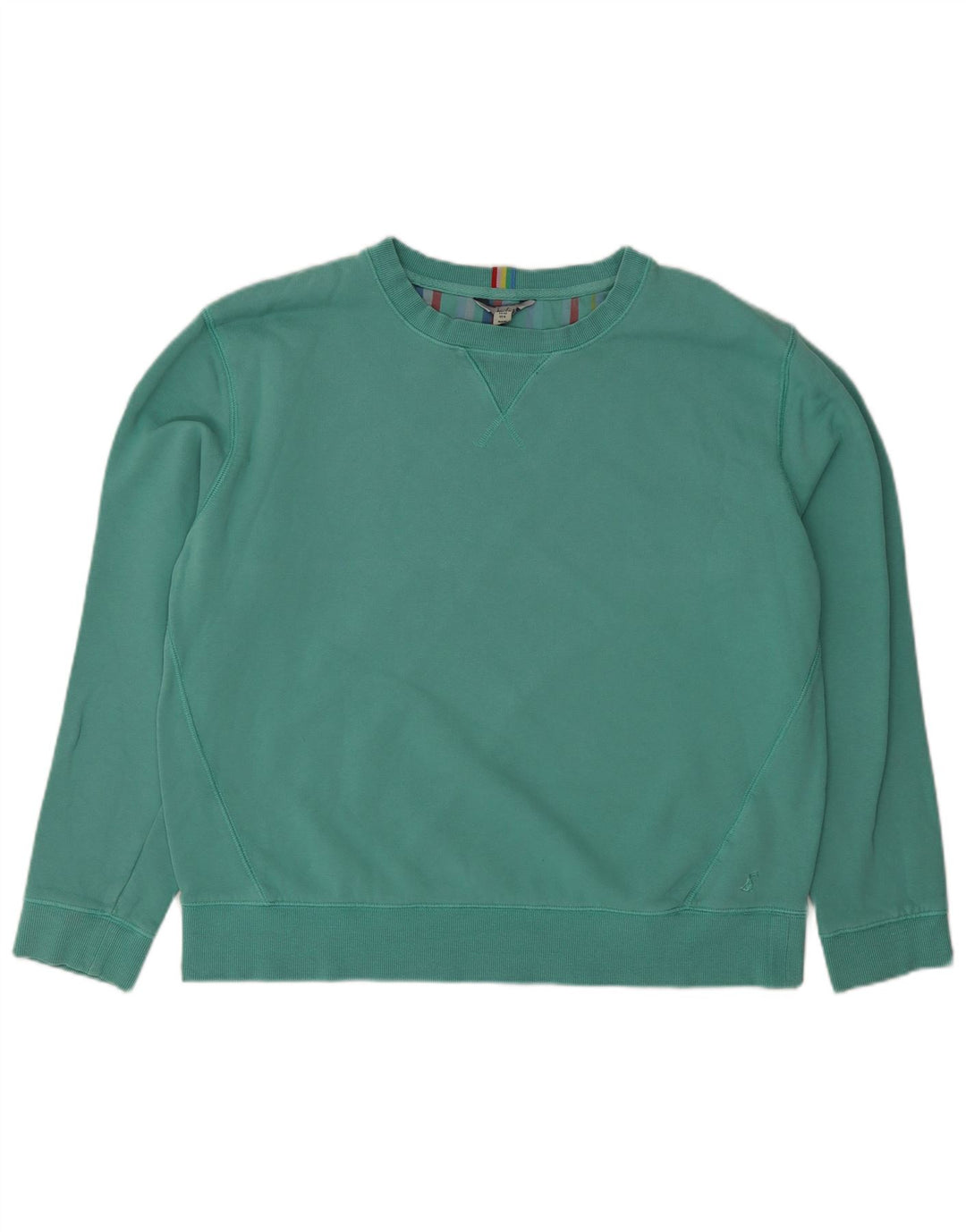 Joules Sweat-shirt oversize pour femme UK 12 en coton vert moyen