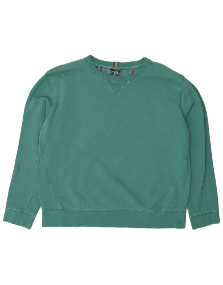 Joules Sweat-shirt oversize pour femme UK 12 en coton vert moyen