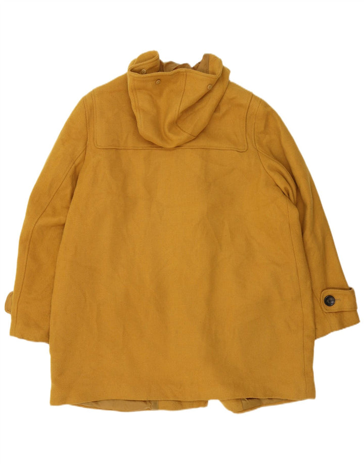 Marks & Spencer Duffle-coat à capuche pour femme UK 20 2XL Jaune Polyester