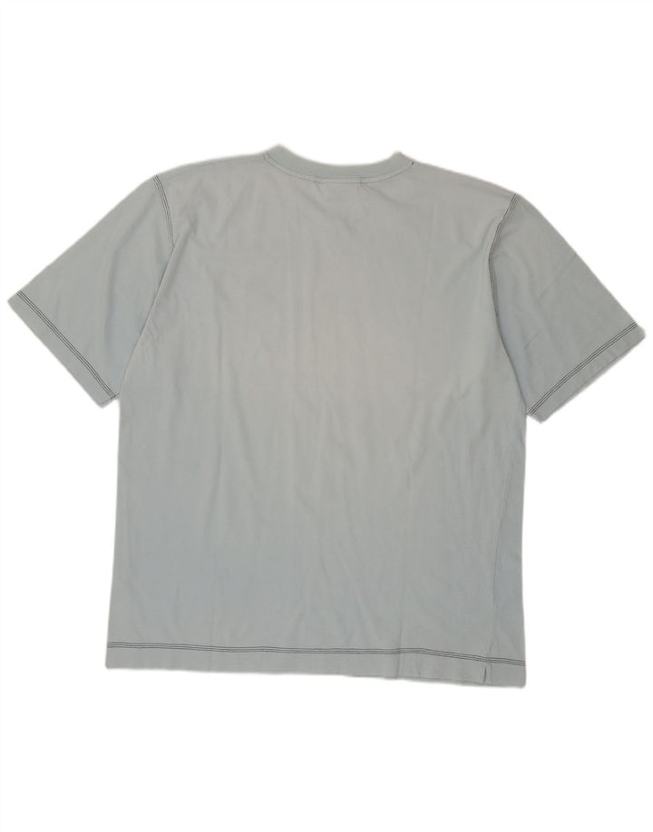 Asics T-Shirt Homme Top 2XL Bleu Coton