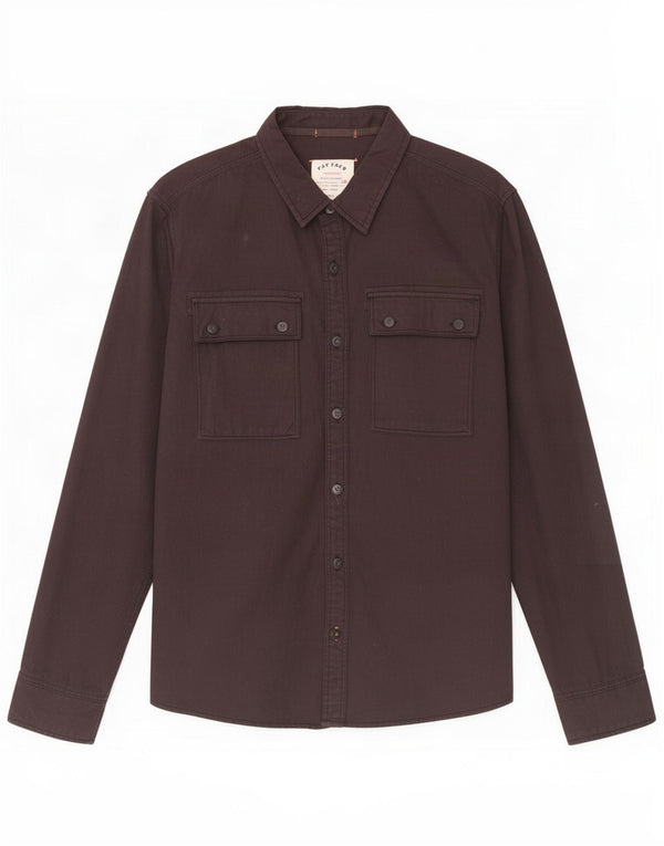 Chemise Homme Fat Face Large Coton Noir