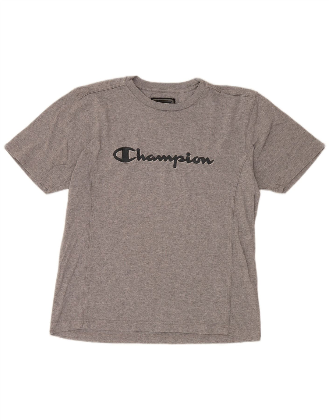 CHAMPION T-Shirt Graphique Homme Gris Moyen Coton