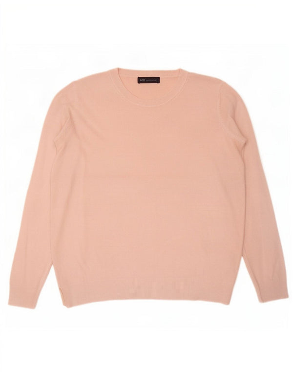 Marks & Spencer Pull surdimensionné à col bateau pour femme UK 16 Large Rose