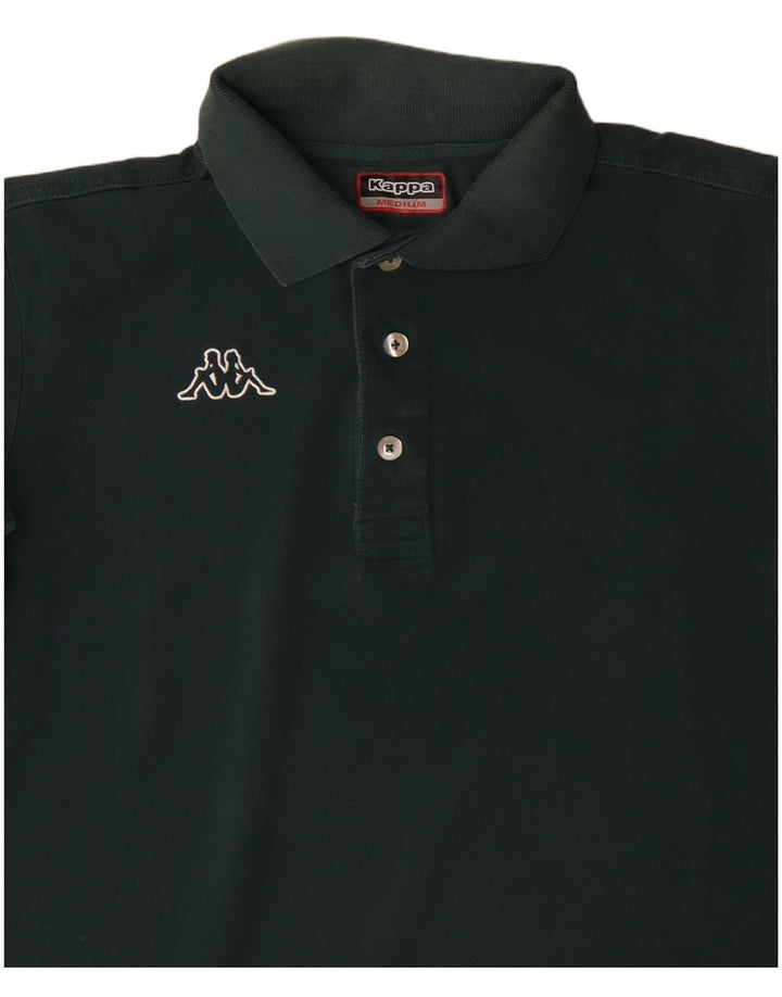 KAPPA Polo Homme Vert Moyen Coton