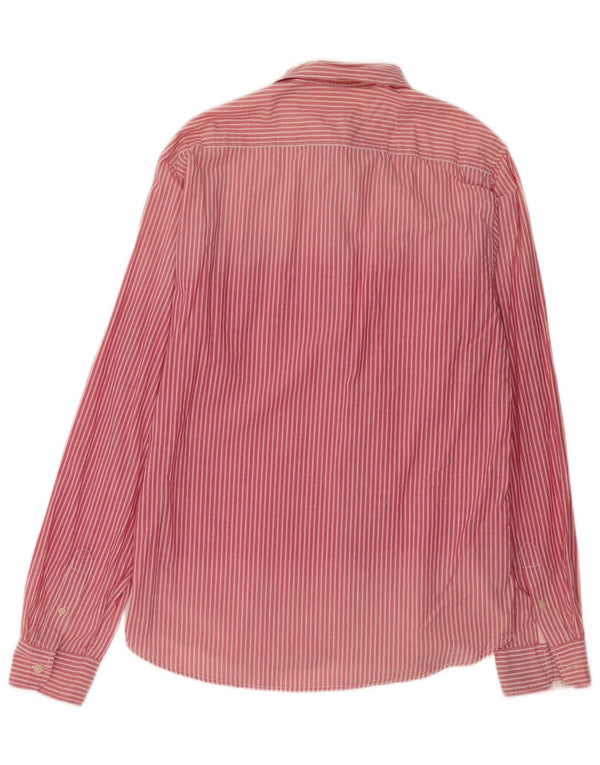 Scotch & Soda Chemise Homme Grandes Rayures Roses En Coton