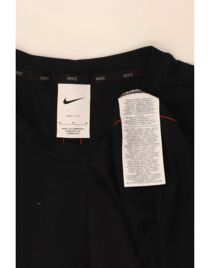 Nike T-shirt graphique en coton color block noir moyen pour homme