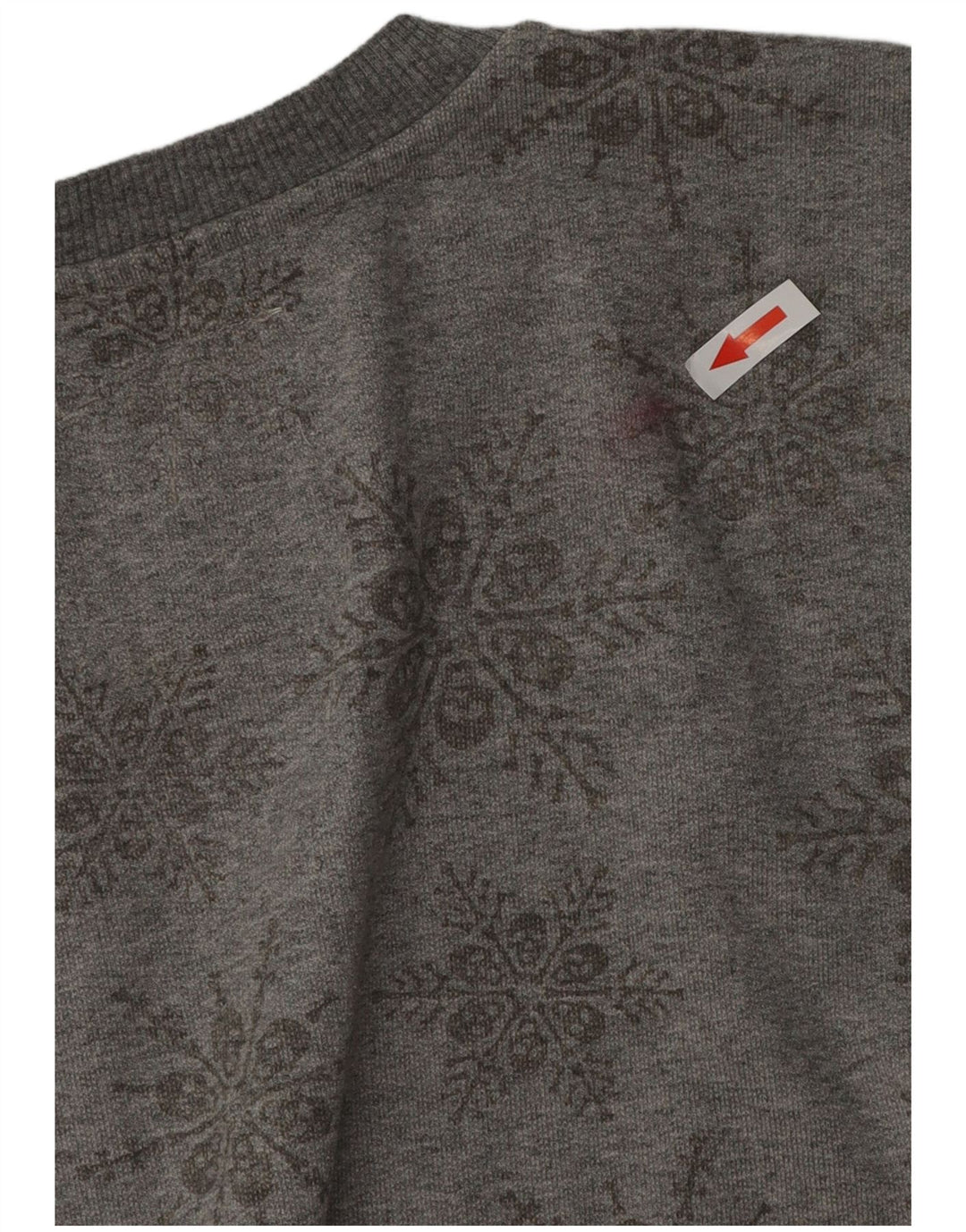 Vans Sweat-shirt en coton à fleurs gris moyen pour homme