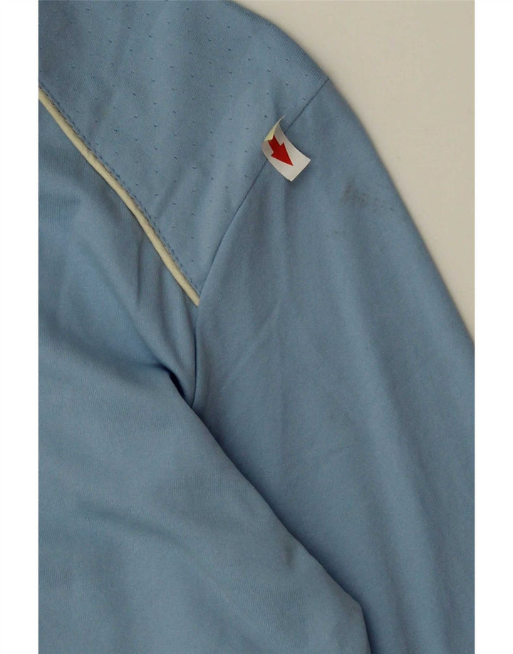Sergio Tacchini Femme Top Manches Longues IT 48 XL Bleu Polyamide