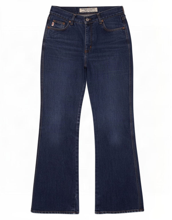 Guess Jean Bootcut Femme W30 L31 Bleu Marine Coton