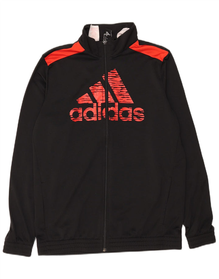 Adidas Veste de survêtement graphique fille 15-16 ans Noir Polyester