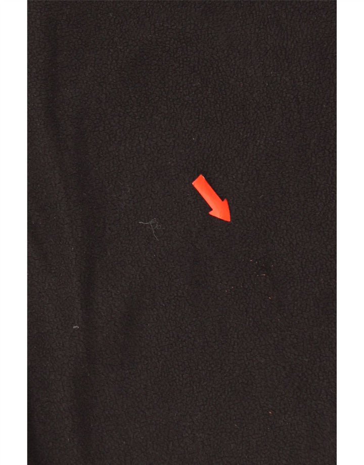 The North Face Pull polaire à col zippé pour homme Large Noir Polyester