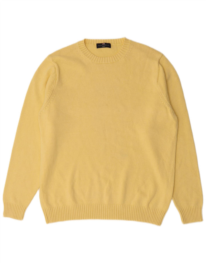 Marks & Spencer Pull Col Ras-du-Cou Blue Harbor Homme Jaune Moyen