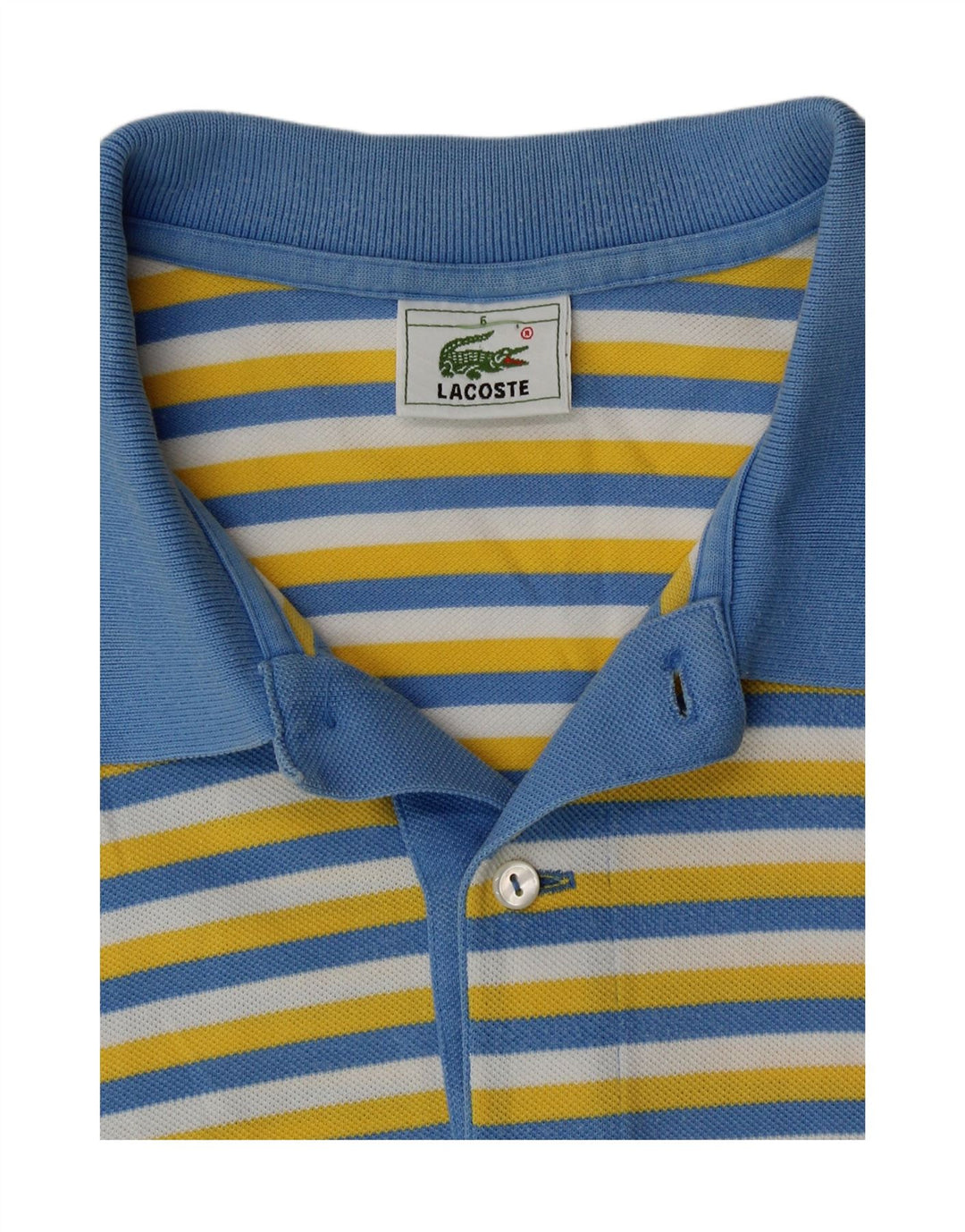 Lacoste Polo Homme Taille 6 XL Coton Rayé Multicolore