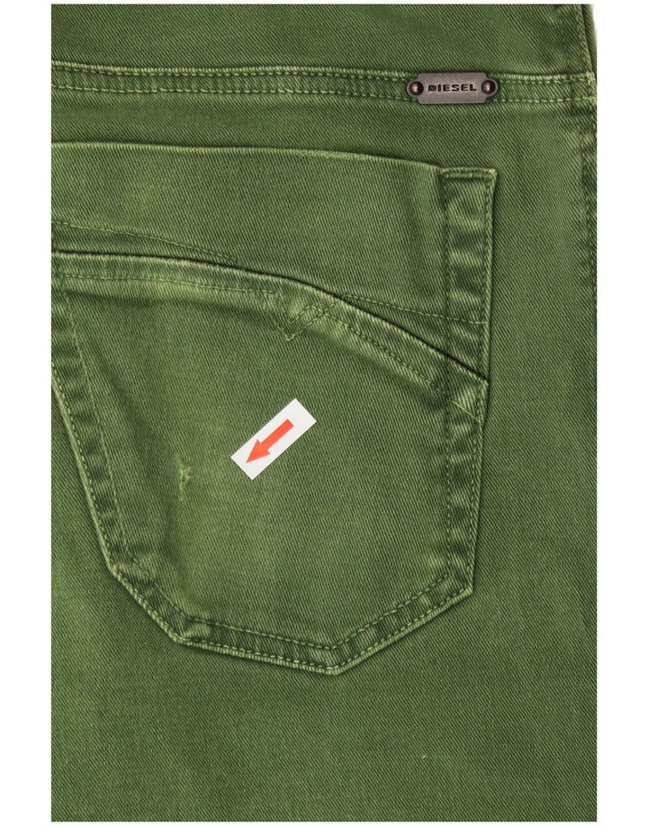 Diesel Jean Iakop Regular Slim Fuselé W30 L27 Homme Vert Coton