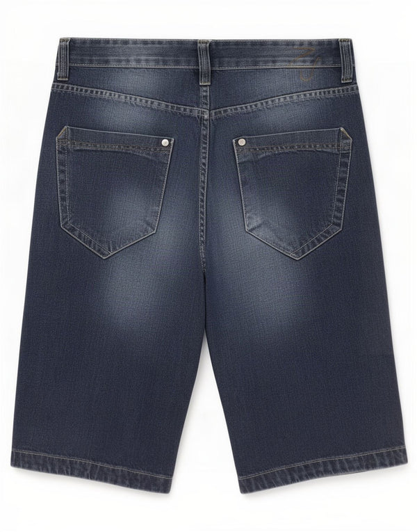 Zara Short en jean pour homme EU 42 Large W32 Bleu marine