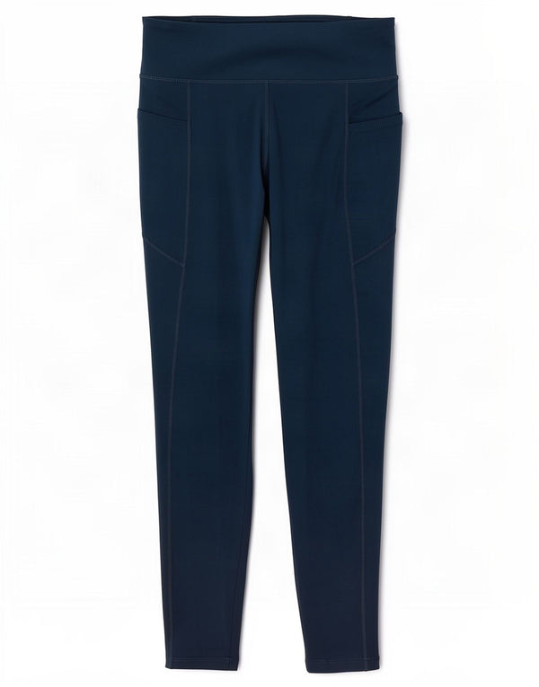 Mountain Warehouse Leggings Femme UK 12 Bleu Marine Moyen Polyester