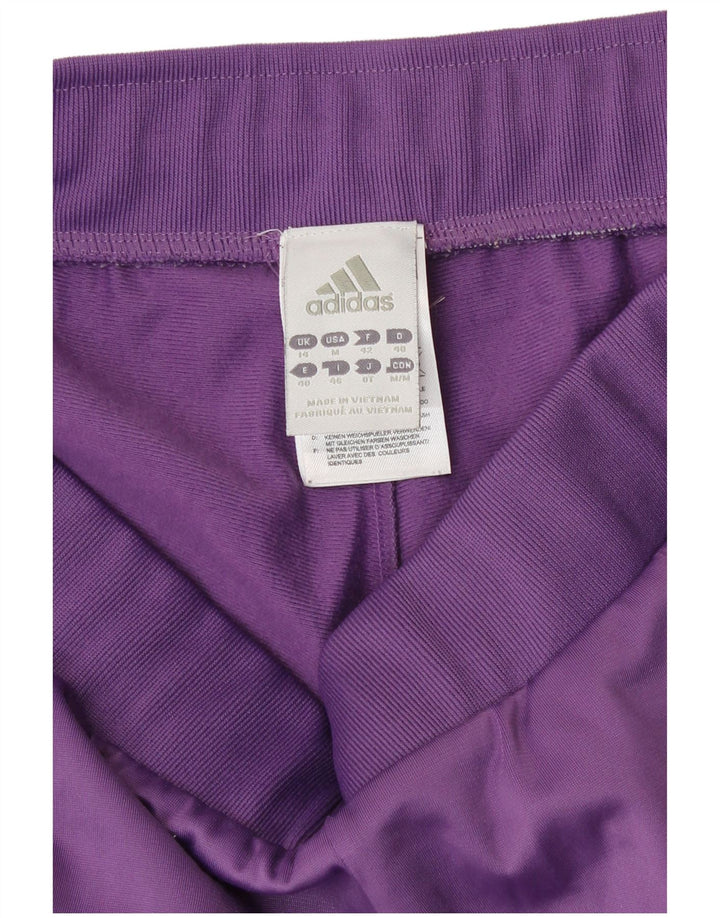 Adidas Pantalon de survêtement pour femme UK 14 Violet moyen Polyester