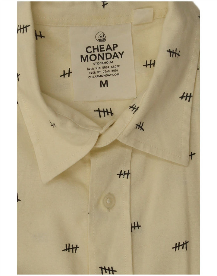 Cheap Monday Chemise Homme Blanc Cassé Moyen Coton