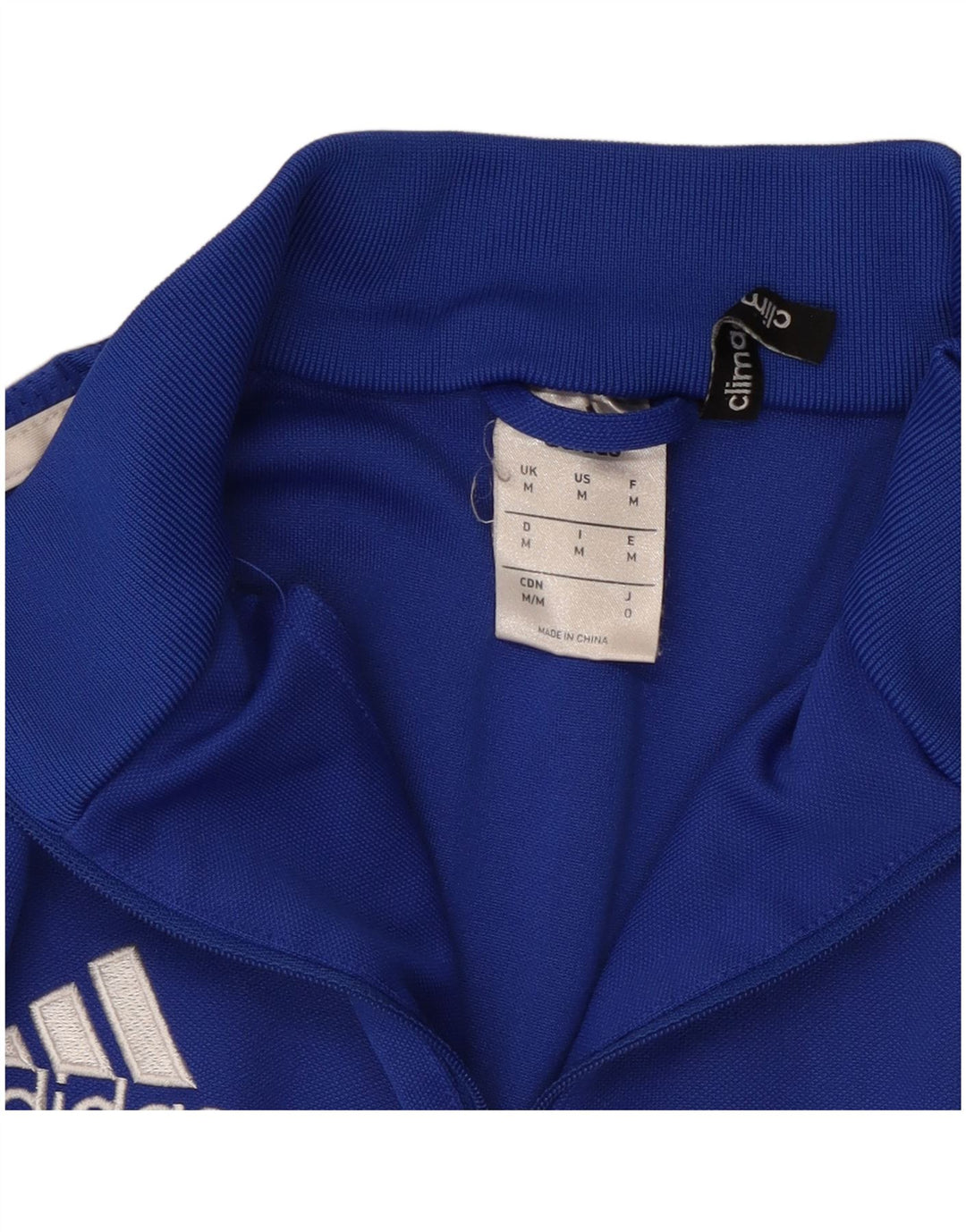 ADIDAS Haut de Survêtement Climalite Pullover Homme Bleu Moyen Colorblock