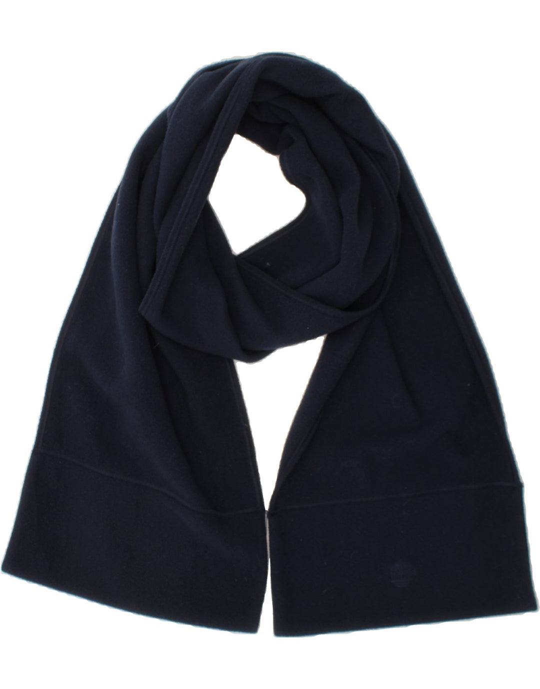 TIMBERLAND Mens Fleece Rectangle Scarf One Size Navy Blue Vintage Timberland and Second-Hand Timberland from Messina Hembry 