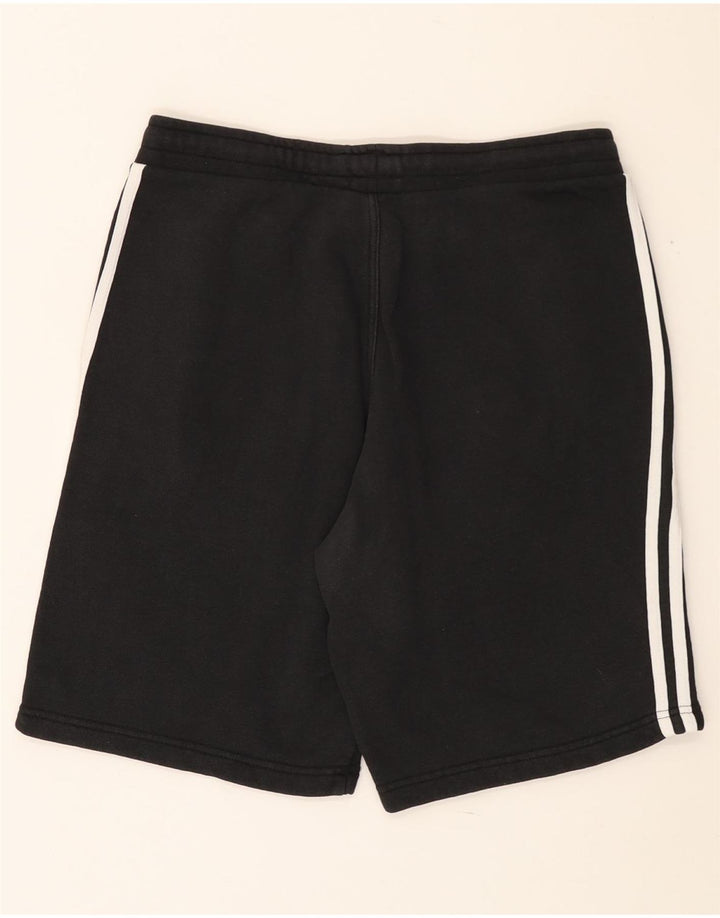 ADIDAS Short de sport homme en coton noir moyen