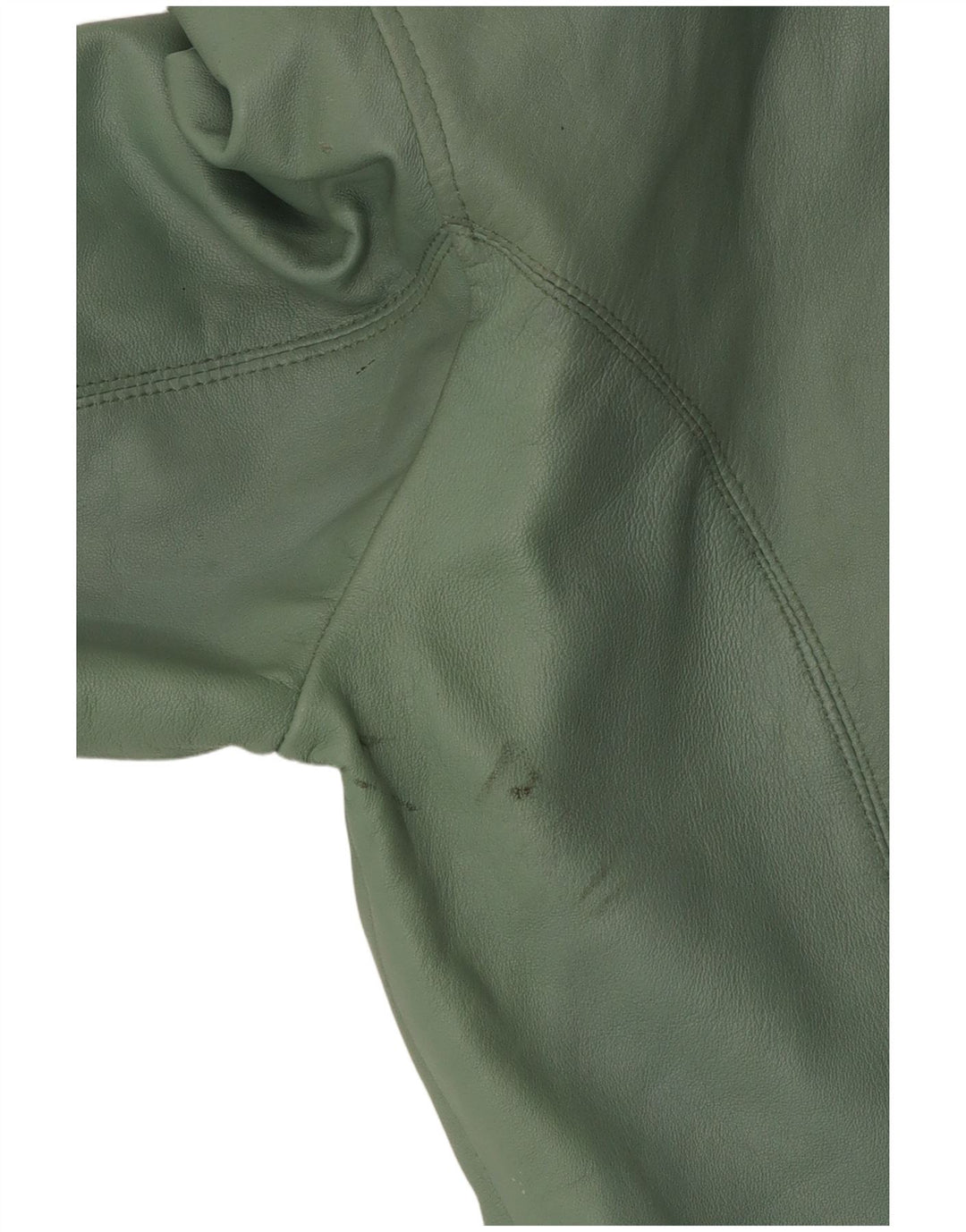 Veste en cuir femme BIKO EU 40 cuir vert moyen