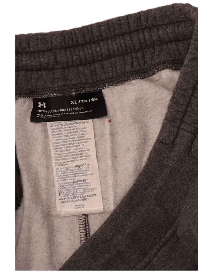 Under Armour Pantalon de survêtement ajusté Joggers XL Gris Coton Homme