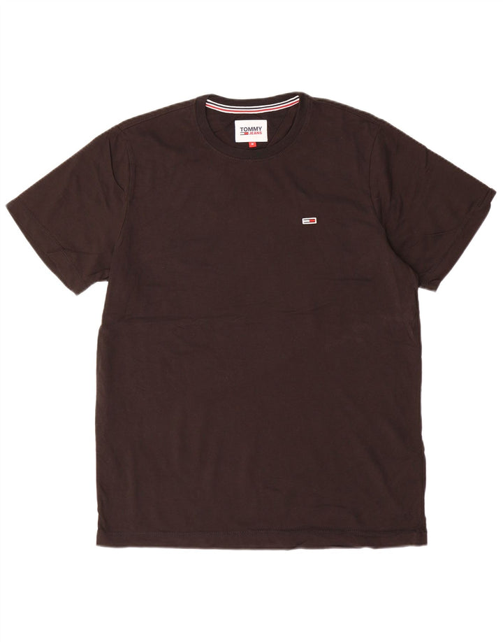 TOMMY HILFIGER T-Shirt Homme Noir Moyen Coton