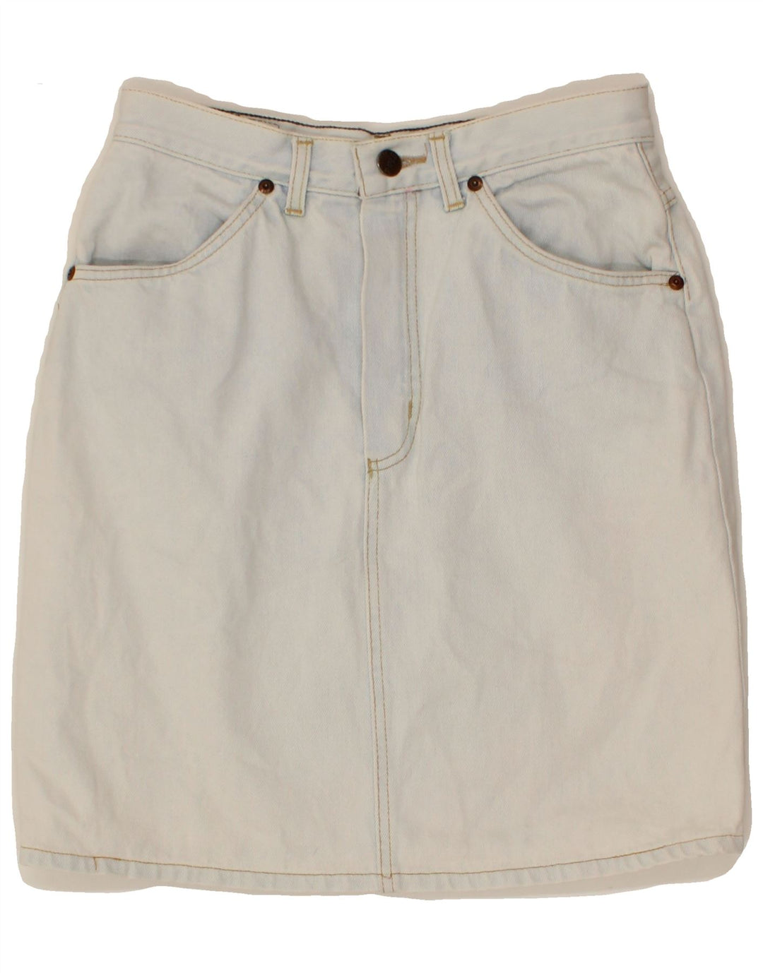 RIFLE Womens Denim Skirt W26 Small Blue Cotton Vintage Rifle and Second-Hand Rifle from Messina Hembry 