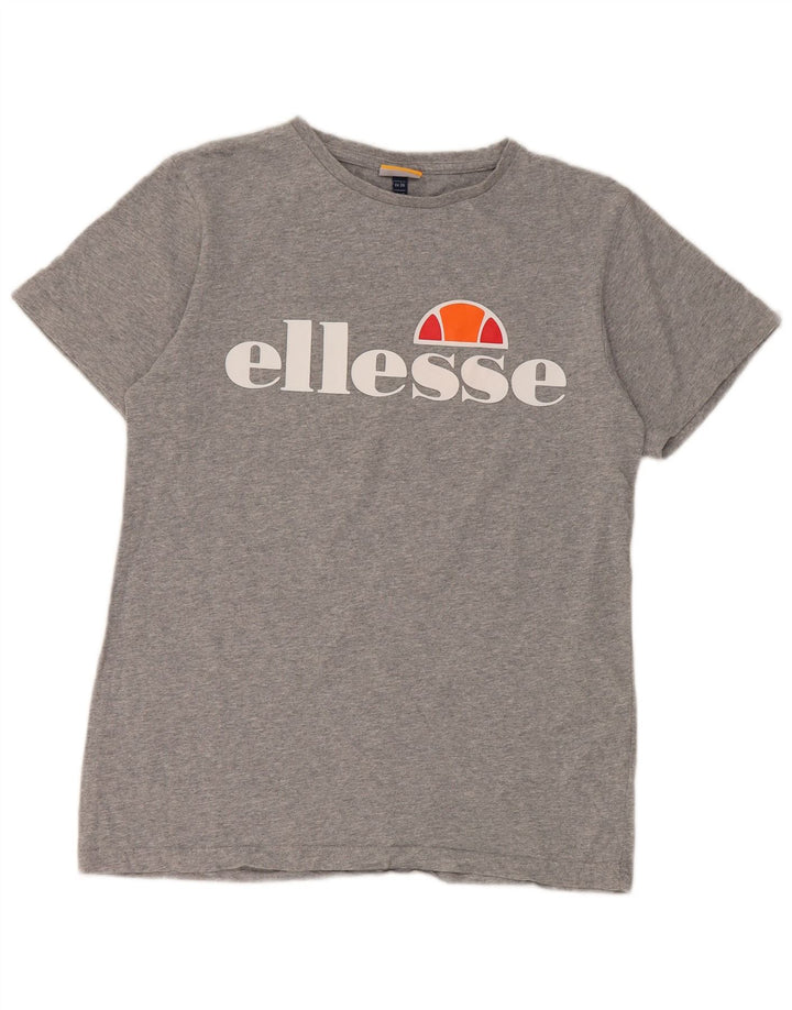 Ellesse T-shirt graphique pour femme UK 8 Small Gris