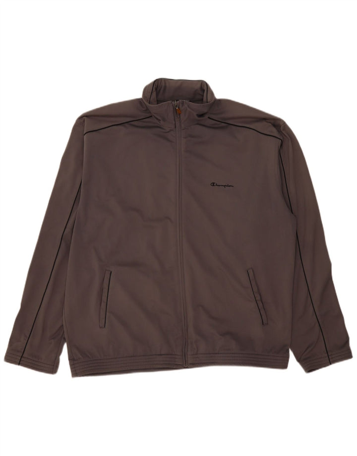 Champion Veste de survêtement pour homme 2XL Gris Polyester