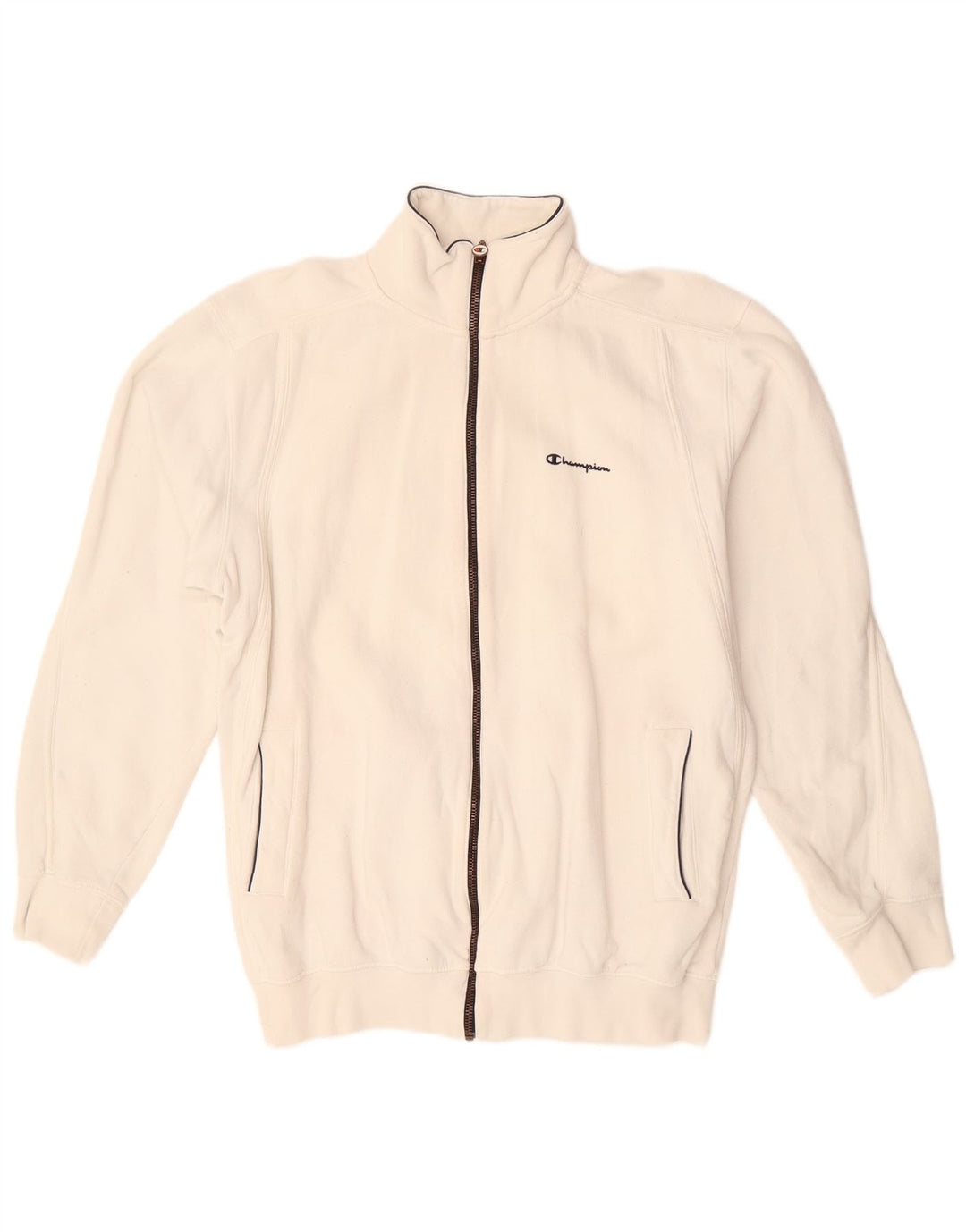 Champion Veste De Survêtement XL Homme Blanc Cassé