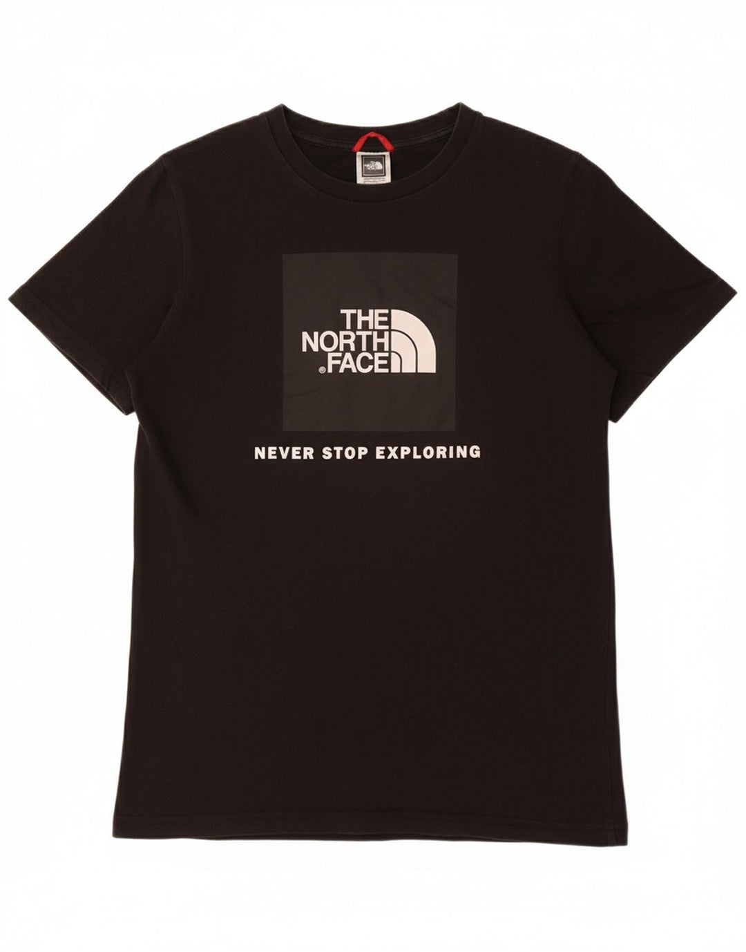 THE NORTH FACE T-Shirt Graphique Garçon 14-15 Ans XL Noir Coton