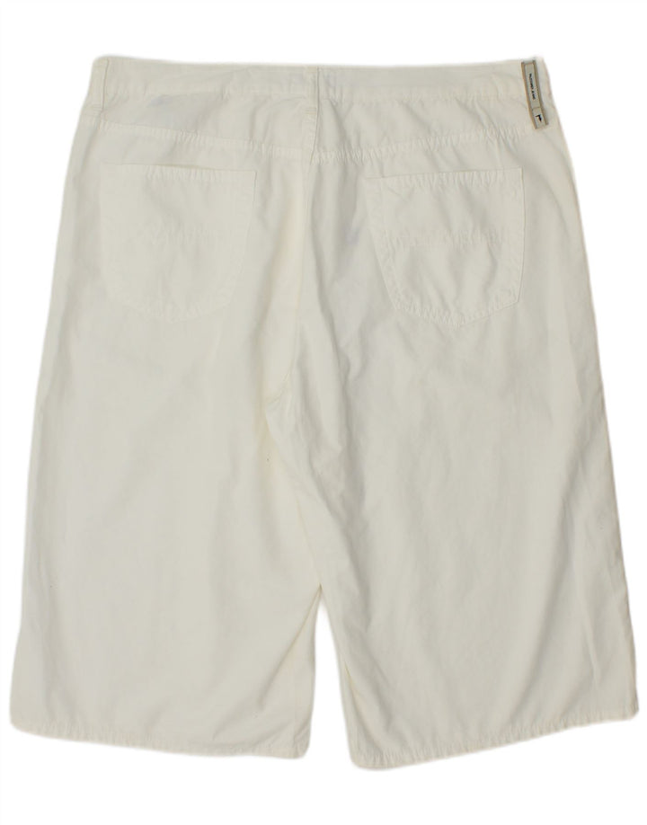 TRUSSARDI Short décontracté pour homme IT 56 3XL W36 Blanc Coton