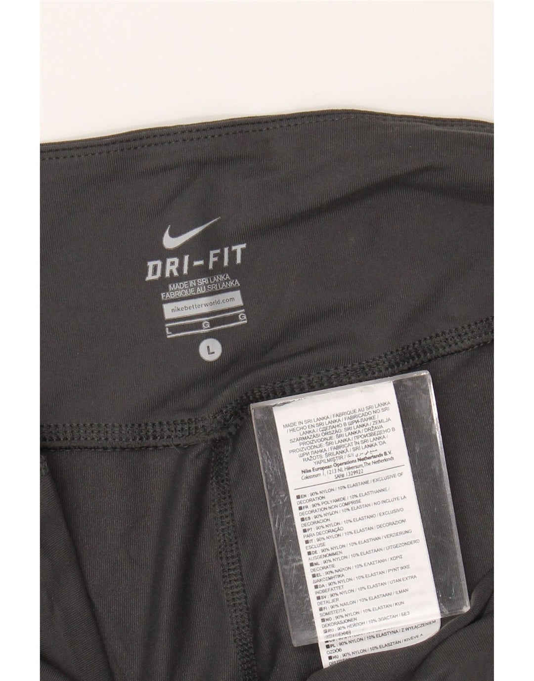 NIKE Pantalon de survêtement coupe ample pour femme UK 14 Large Gris Nylon