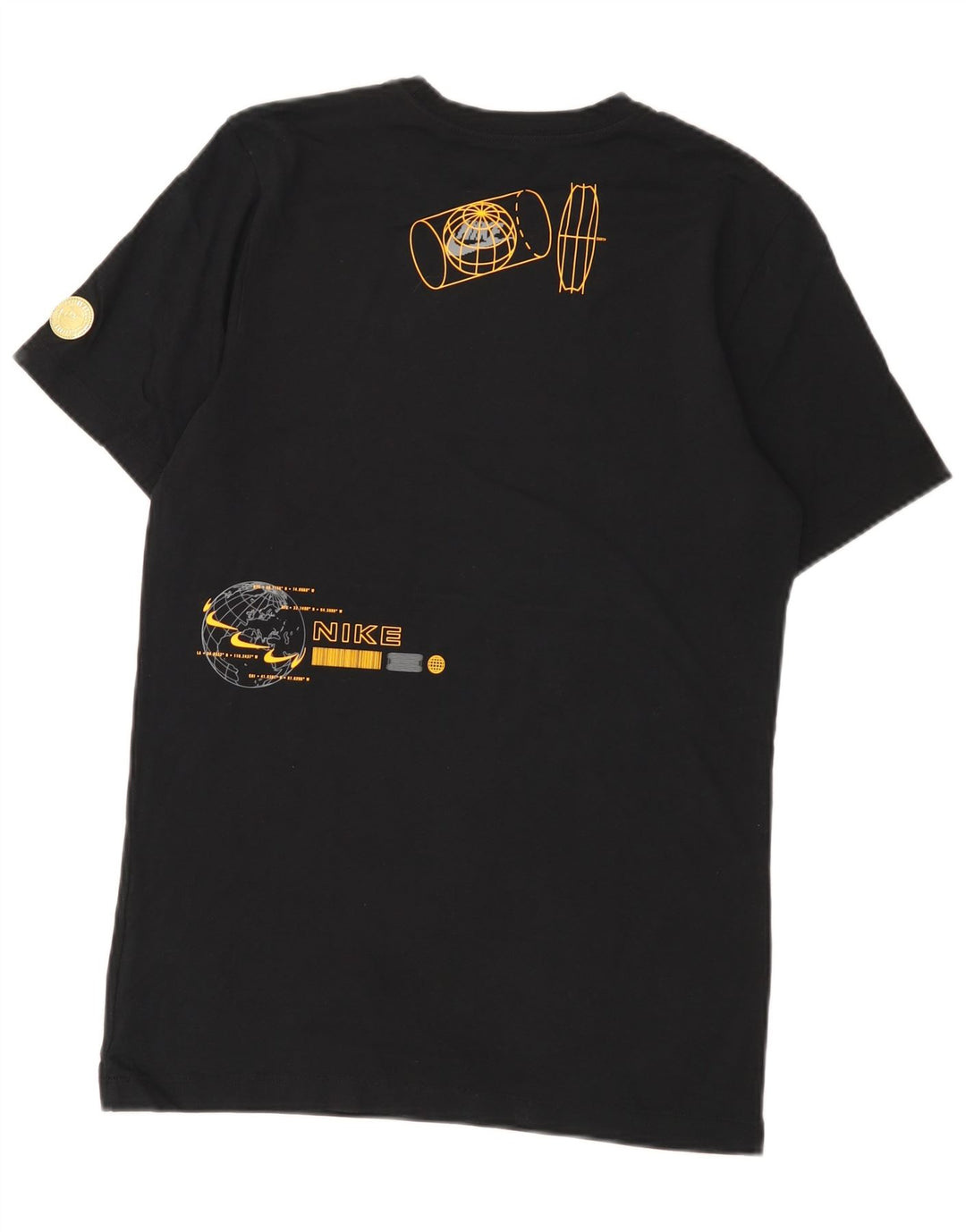 Nike T-shirt graphique pour homme en coton noir Taille S