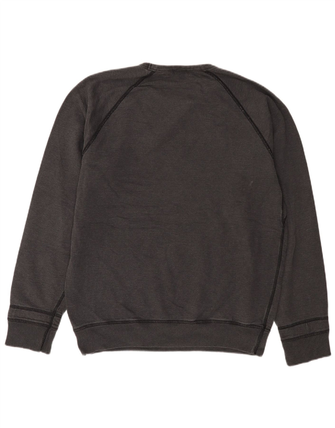 DIESEL Sweat-shirt graphique pour homme, grand, gris, coton