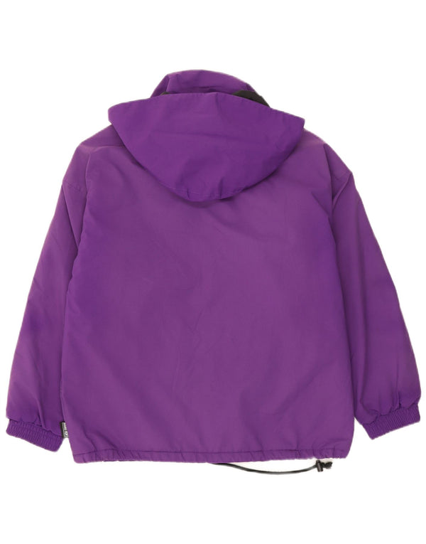 Mello's Veste coupe-vent à capuche Gore-Tex coupe ample pour homme UK 34 XS Violet