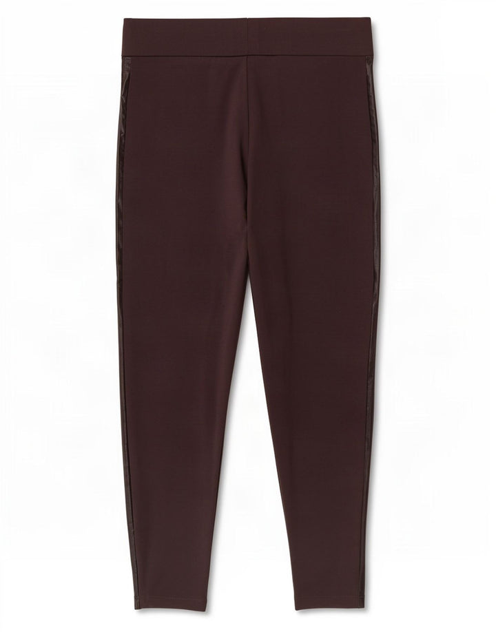 Marks & Spencer Legging court pour femme UK 12 Viscose bordeaux moyen