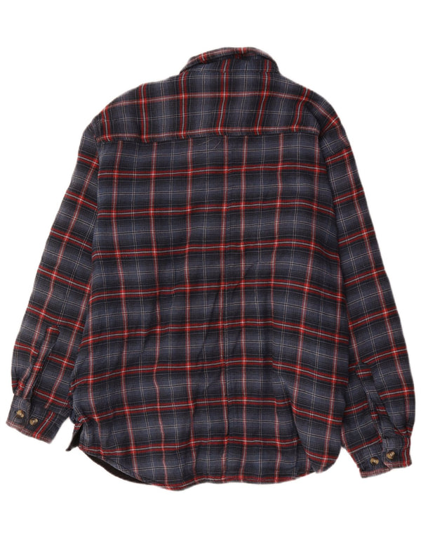 Ozark Trail Chemise en flanelle pour homme Lumberjack Grand coton à carreaux bleu