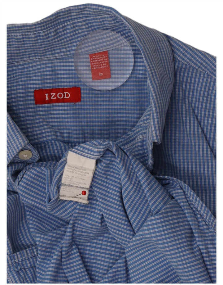 Izod Chemise Homme Bleu Moyen Carreaux Coton