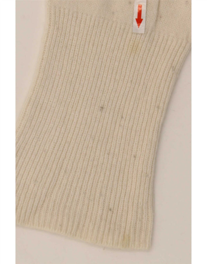 Zara Cardigan surdimensionné pour femme UK 10 Petite laine blanche