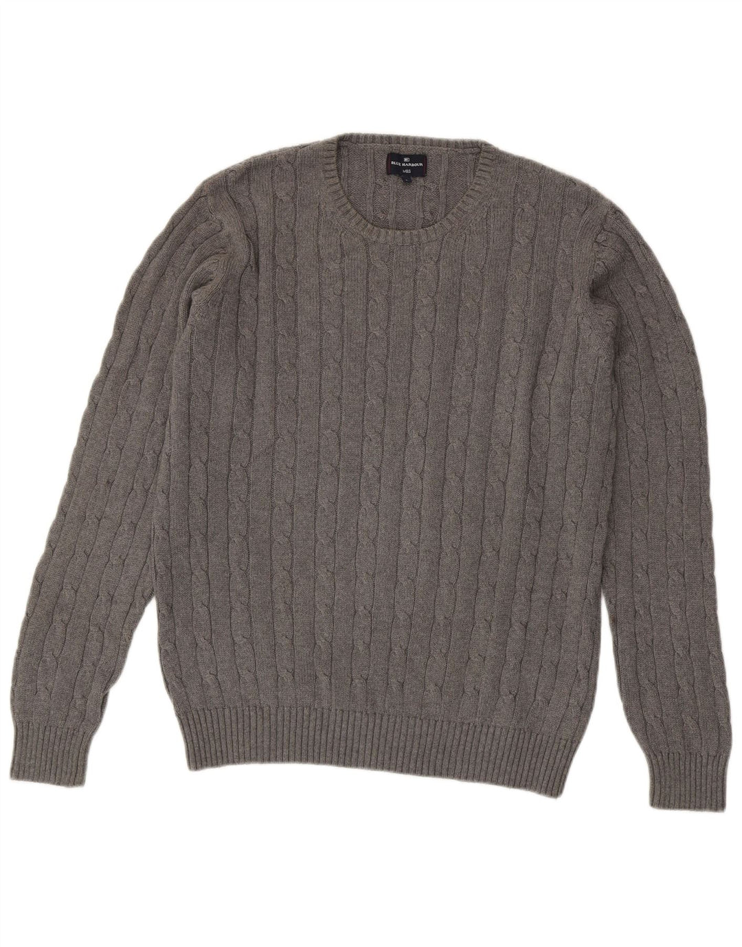 Marks & Spencer Pull à col rond bleu Harbour pour homme, grand gris