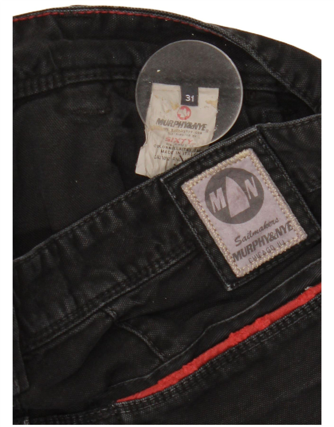 Murphy & Nye Jean droit femme W31 L33 coton noir